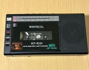 WINTECH. ウィンテック コンパクトラジカセ SCT-R225 可動品 激安一円スタート