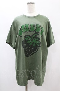 MILKBOY / SWEET BERRY TEE L ミリタリー H-25-01-02-052-MB-TO-KB-ZT0104H