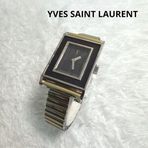 YVES SAINT LAURENT イヴサンローラン 機械式 手巻き 腕時計 4 676122 YO