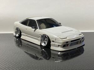 京商　ミニッツ　ドリフト用　ボディー　日産　180sx 自作エアロ　