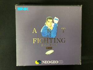 【中古】SNK NEOGEO CD ネオジオCD ART OF FIGHTING アートオブファイティング 龍虎の拳 外伝 限定版