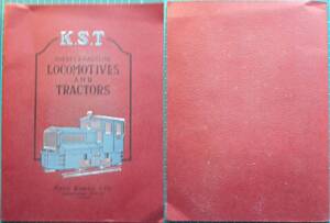 K.S.T DIEsEL&GASOLINE LOCMOTIVESandTRACTORS 中古(管12-1) 