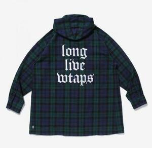 22ss WTAPS BOUT JACKET COTTON FLANNEL TEXTILE GREEN L＊ダブルタップス フランネル チェック ジャケット コート