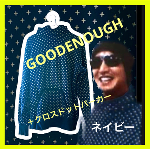 ☆名作☆ 木村拓哉 着 クロスドットパーカー グッドイナフ goodenough fragment 藤原ヒロシ キムタク finesse fenom jordan supreme sequel