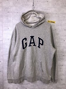 GAP ギャップ メンズ 裏起毛 スウェットプルパーカー L 杢グレー