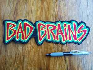 BAD BRAINS 刺繍バックパッチ ワッペン バッドブレインズ / cro-mags carnivore agnostic front murphy