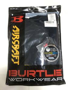 【新品】BURTLE バートル エアークラフト ハイバック AC2034 ベスト ネイビー Lサイズ 空調服 熱中症対策 ステッカー付き