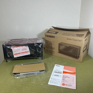 ▲送料無料 ▲TWINBIRD オーブントースター TS-4035Rレッド 未使用保管品