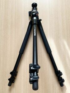 Manfrotto 190×PROB 484 ボール雲台 三脚 バッグ付き セット マンフロット ミニボール イタリア製 カメラ 動画撮影