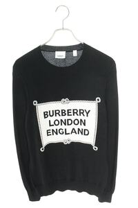 バーバリー Burberry 8024421 サイズ:XS ロゴ刺繍ニット 中古 BS99