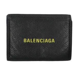 バレンシアガ BALENCIAGA 594312 ペーパーミニ財布 中古 BS99