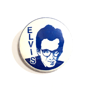 25mm 缶バッジ Elvis Costello エルビスコステロ Garage Punk New Wave Power Pop ガレージパンク パワーポップ ニューウェーブ