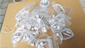 中古★iPhone Apple EarPods with Lightning Connector アップル イヤホン イヤフォン 　 20点セット