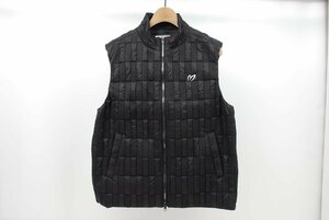 coco★新品★マスターバニー★パーリーゲイツ★ダブルジップベスト★黒★ブラック★6(LL)★大きい※レターパックプラス発送可★81902