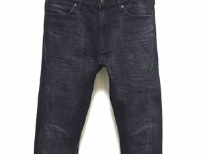 LAD MUSICIAN DENIM PANTS 46 size / ラッドミュージシャン 虎杢デニム スキニーパンツ ブラック メンズ