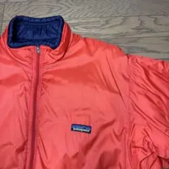 PATAGONIA パフボール ジャケット L レッド ネイビー 中古