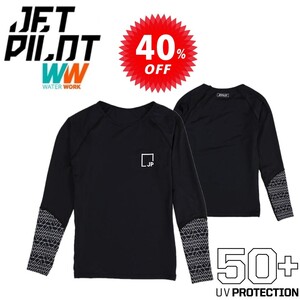 ジェットパイロット JETPILOT セール 40%オフ レディース ラッシュ 送料無料 ペーサー L/S レディース ラッシー S21515 ブラック 8/S