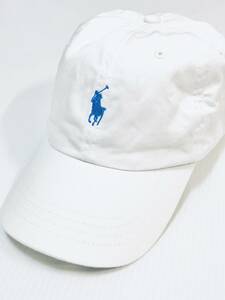 未使用　POLO RALPH LAUREN （ラルフローレン）キャップ　帽子　ホワイト　ポロマーク