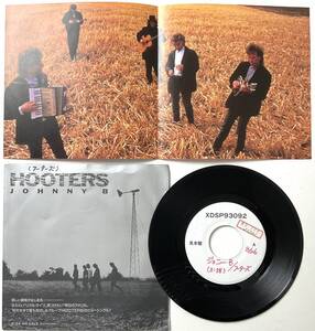 非売品 プロモ見本盤 Hooters Johnny B PROMO ONLY レコード 7“ NOT FOR SALE w/Inner CBS/Sony XDSP93092 Lucy In The Sky With Diamonds