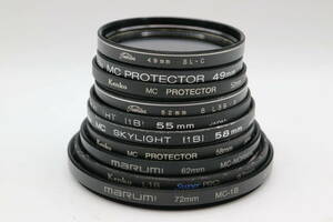 L1148 レンズフィルター 10枚セット Kenko MARUMI Toshiba 72mm 67mm 62mm 58mm 52mm 49mm