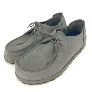 ◆Birkenstock ビルケンシュトック シューズ 26.0◆ グレー スウェード ウッティレース メンズ 靴 シューズ shoes