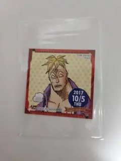 ONE PIECE　ジャンショ　ステッカー　365　バースデー　マルコ