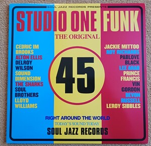 『STUDIO ONE FUNK』SOUL JAZZ RECORDS / SJR LP97 / 輸入盤２枚組LPレコード / CEDRIC IM BROOKS / SOUND DIMENSION / PABLOVE BLACK