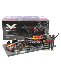 ☆1円スタート☆ RedBull RB19 カタールGP F1 ワールドチャンピオン マックス・フェルスタッペン ミニチャンプス 1/18 レッドブル