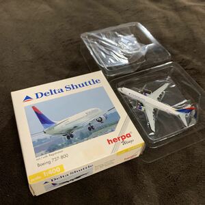 美品 Delta Shuttle デルタシャトル Boeing 737-800 1/400 helps