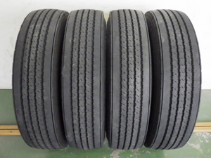 225/80R17.5 123/122L トーヨータイヤ M125ZB 中古 8分山 4本セット サマータイヤ 2019年製 L17165