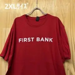 USA古着Tシャツ　2XLサイズ DISTRICT オーバーサイズ レッド