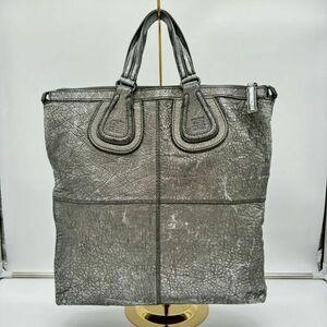 【1円スタート】【ヴィンテージ】GIVENCHY ジバンシィ ナイチンゲール レザー バッグ ハンドバッグ　トートバッグ ショルダーバッグ