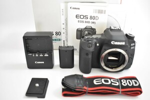 【美品・元箱付き】 キヤノン Canon EOS 80D ボディ｜デジタル一眼レフ