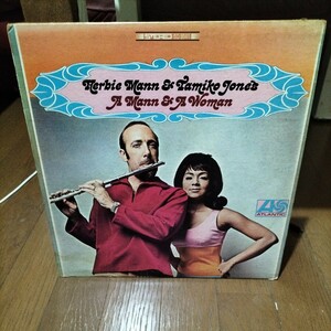 ジャズ輸入中古盤レコード　Herbie Mann and Tamiko Jones A Man and a Woman ATLANTIC SD8141 Sidewinder カバー　モッドJazz LP