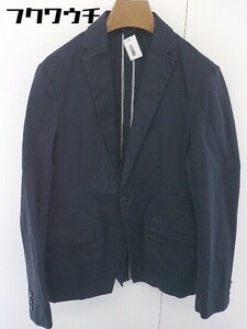 ◇ UNITED ARROWS BLUE LABEL 1B シングル 長袖 テーラードジャケット サイズ M ブラック メンズ