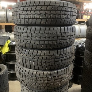 ★送料無料★ 195/65R16 2021年製 8分山 ダンロップ WINTERMAXX WM02 4本/中古スタッドレスタイヤ(冬タイヤ) ライズ N8216_C2