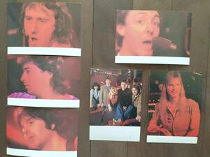 ★【貴重！】WINGSラスト・ツアー・グッズ『POST CARD6枚セット』PAUL McCARTNEY & WINGS UK TOUR 1979／幻の日本公演グッズ？新品！美品！