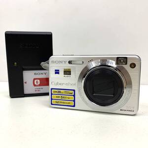 【美品】 SONY ソニー Cyber-shot サイバーショット DSC-W170 デジタルコンパクトカメラ デジカメ 家電 光学機器 シルバー