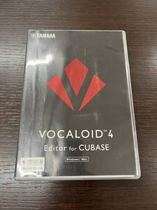 ＃32647【音楽好き必見！】YAMAHA ヤマハ VOCALOID4 Editor for Cubase ボーカロイド 動作未確認 現状保管品