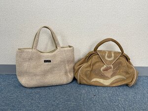 KK0610-33　ゆうパック着払い　ハンドバッグ　2点まとめて　Viva Bags of California/ELLE de ELLE等　手持ち鞄　バッグ　鞄