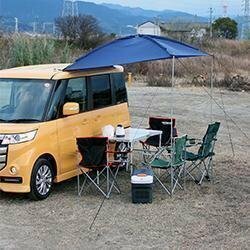 《数量限定》《大自工業》　メルテック 簡単設置 カーサイドタープ 軽自動車・コンパクトカー用 LS-22