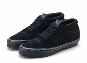 NEIGHBORHOOD Vans Sk8-Mid 83 DX "Black" 28cm 232BWVNN-FWM01-BL