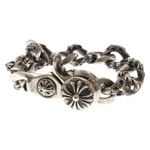 CHROME HEARTS クロムハーツ FNCY CHN LNK ファンシーリンククリップ シルバーブレスレット 13LINK