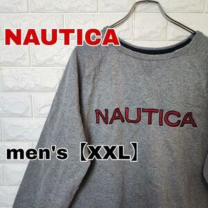 B465【NAUTICA】スウェット　裏起毛【メンズXXL】