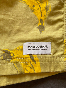 BANKS JOURNAL バンクス ボードショーツ ショートパンツ バナナ柄