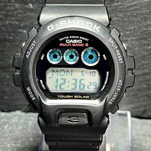 美品 CASIO カシオ G-SHOCK Gショック GW-6900-1JF メンズ 腕時計 デジタル 電波ソーラー マルチバンド6 デイデイト オールブラック 樹脂