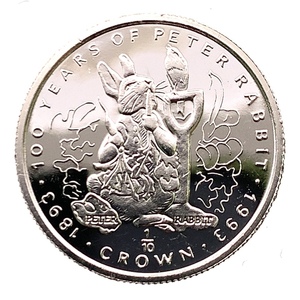 ピーターラビット プラチナ貨 エリザベス女王 1/5オンス 1993年 6.2g プラチナ 999 コレクション