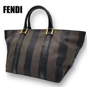 【美品】FENDI　フェンディ　ペカン　舟形　ハンドバッグ　ヴィンテージ