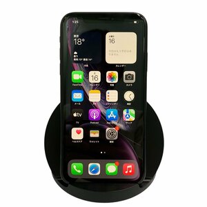 【中古良品】Apple / iPhone XR / 128GB / Black / BT 100% / 利用制限:〇 / 1036273 ◆東京発送