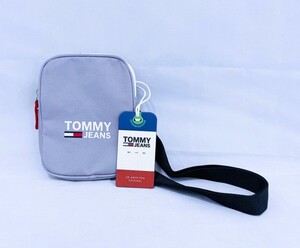 【新品 未使用品】TOMMY JEANS ショルダーバッグ 男女兼用 グレー 送料無料